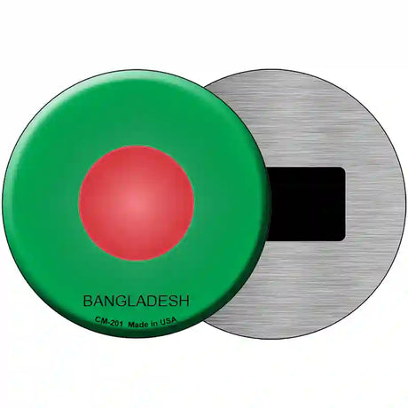 Bangladesh Country Novelty Metal Circular Sign 3.5" (CM)