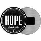 Hope Bible Verse Novelty Metal Circular Sign C-2107