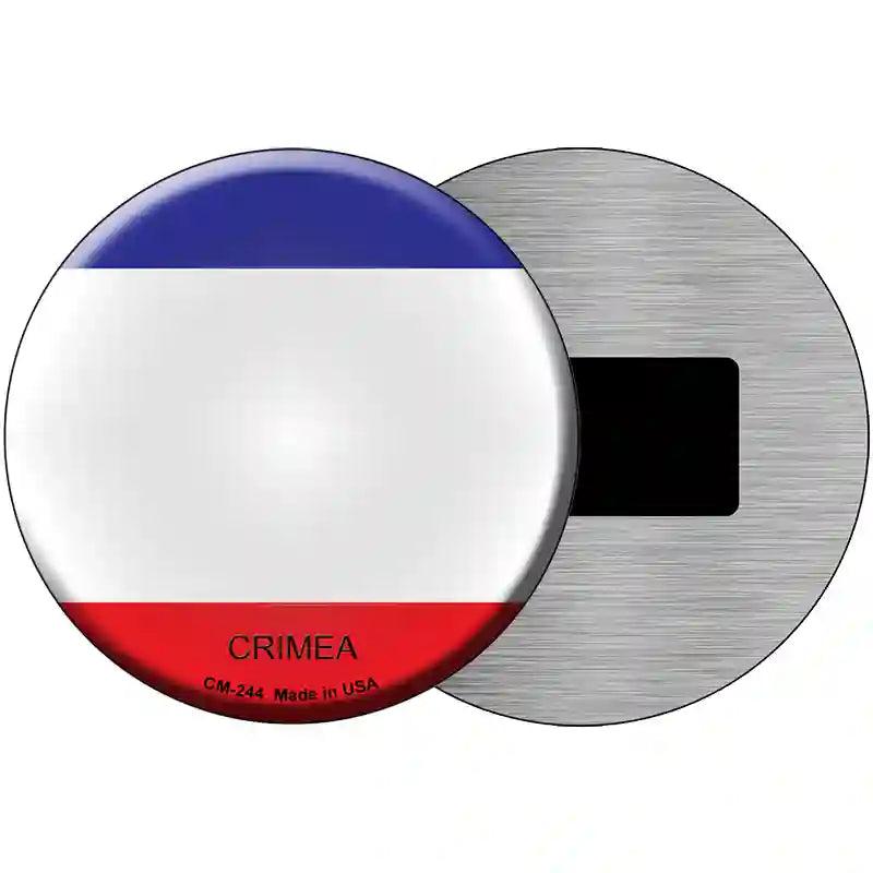 Crimea Country Novelty Metal Circular Sign 3.5" (CM)