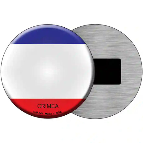 Crimea Country Novelty Metal Circular Sign 3.5" (CM)