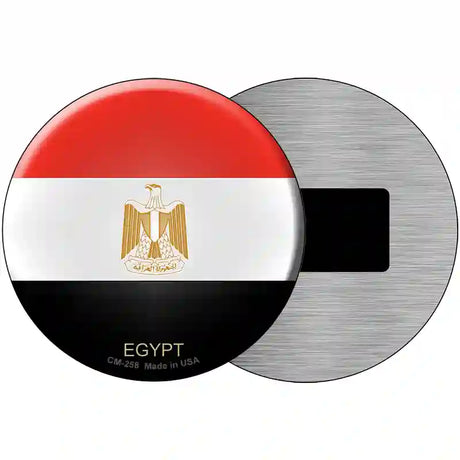 Egypt Country Novelty Metal Circular Sign 3.5" (CM)