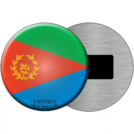 Eritrea Country Novelty Metal Circular Sign 3.5" (CM)