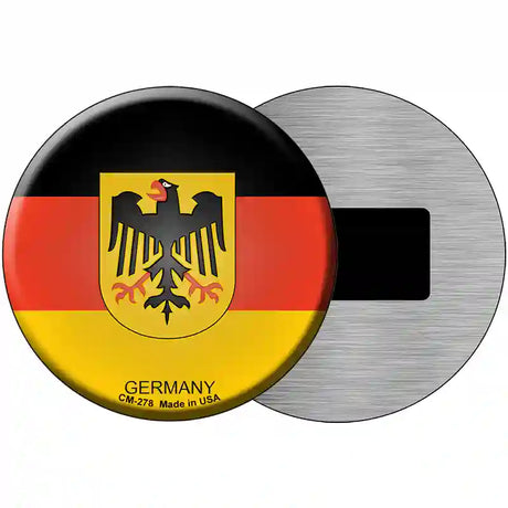 Germany Country Novelty Metal Circular Sign 3.5" (CM)