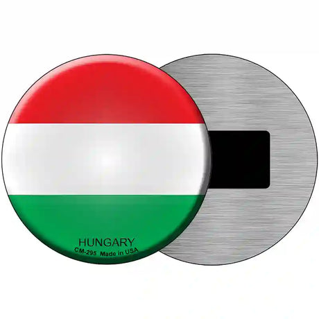 Hungary Country Novelty Metal Circular Sign 3.5" (CM)