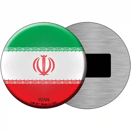 Iran Country Novelty Metal Circular Sign 3.5" (CM)