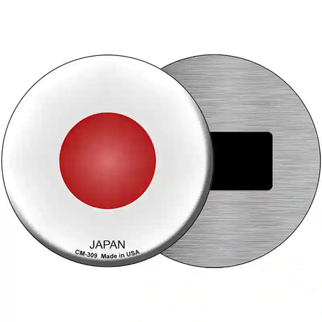 Japan Country Novelty Metal Circular Sign 3.5" (CM)