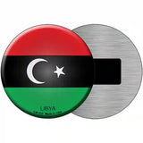 Libya Country Novelty Metal Circular Sign 3.5" (CM)