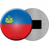 Liechtenstein Country Novelty Metal Circular Sign 3.5" (CM)