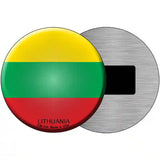 Lithuania Country Novelty Metal Circular Sign 3.5" (CM)