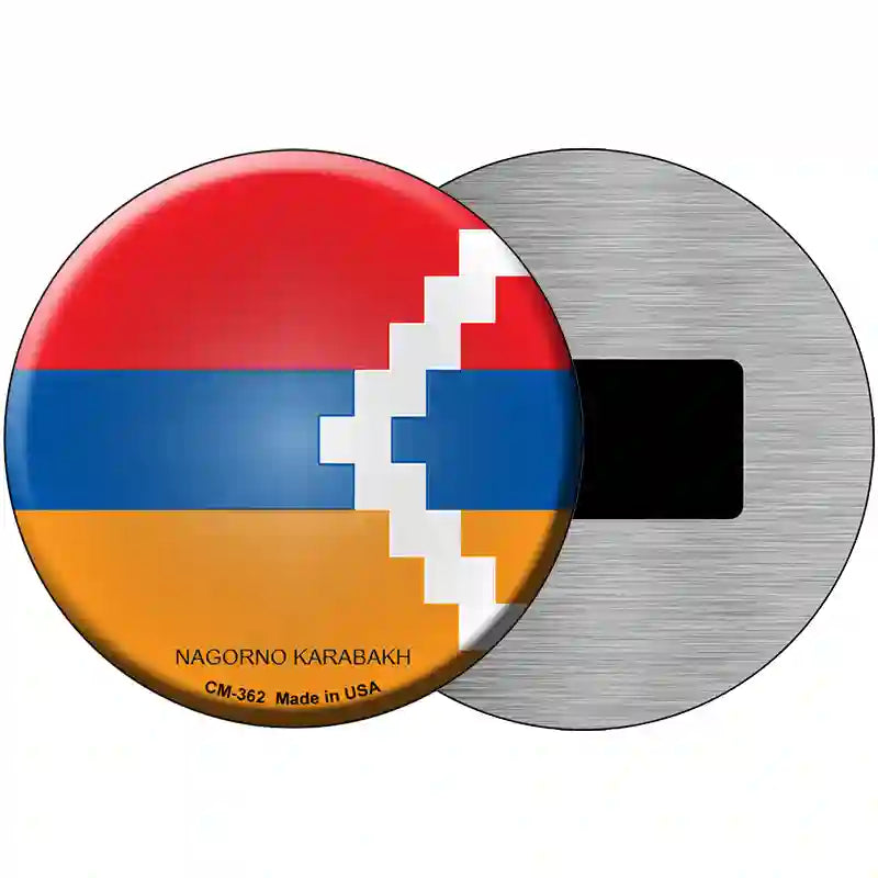 Nagorno Karabakh Country Novelty Metal Circular Sign 3.5" (CM)