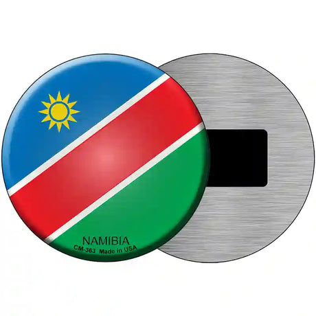 Namibia Country Novelty Metal Circular Sign 3.5" (CM)