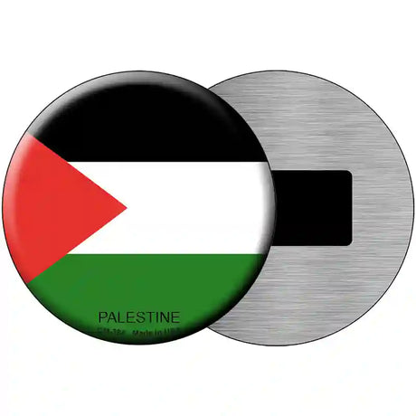 Palestine Country Novelty Metal Circular Sign 3.5" (CM)