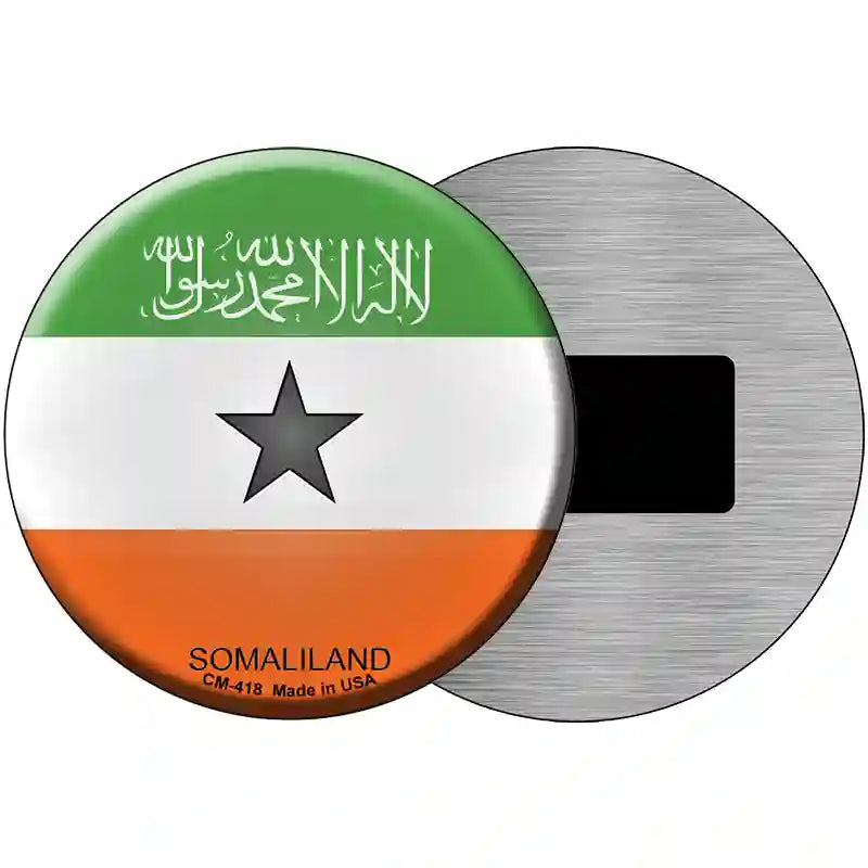 Somaliland Country Novelty Metal Circular Sign 3.5" (CM)