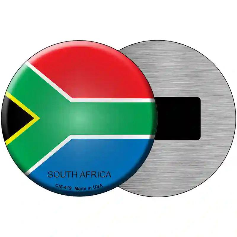 South Africa Country Novelty Metal Circular Sign 3.5" (CM)