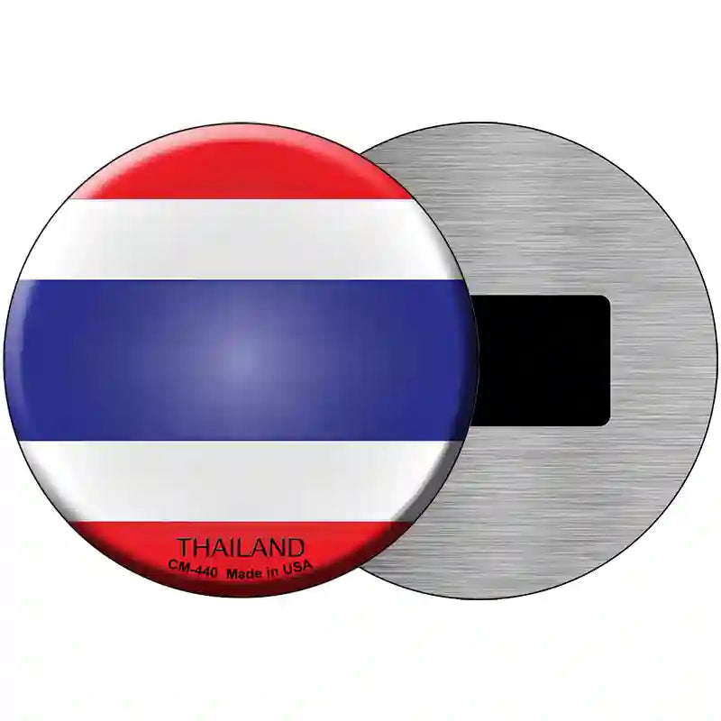 Thailand Country Novelty Metal Circular Sign 3.5" (CM)