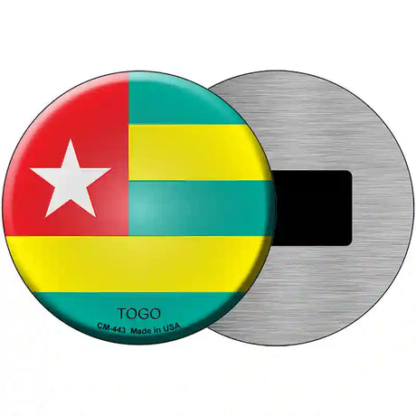 Togo Country Novelty Metal Circular Sign 3.5" (CM)