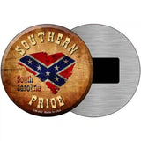 Southern Pride South Carolina Novelty Metal Circular Sign 3.5" (CM)