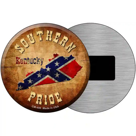 Southern Pride Kentucky Novelty Metal Circular Sign 3.5" (CM)