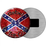 Rebel To The Core Novelty Metal Circular Sign 3.5" (CM)