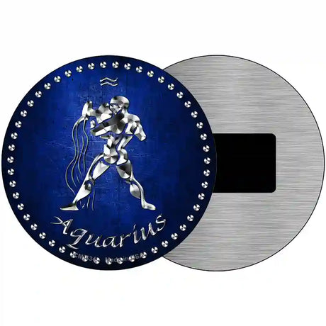 Aquarius Novelty Metal Circular Sign 3.5" (CM)