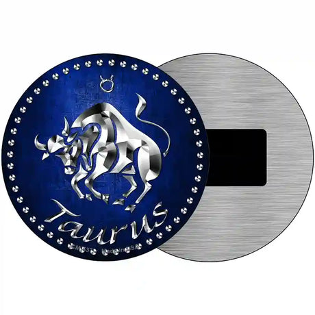 Taurus Novelty Metal Circular Sign 3.5" (CM)