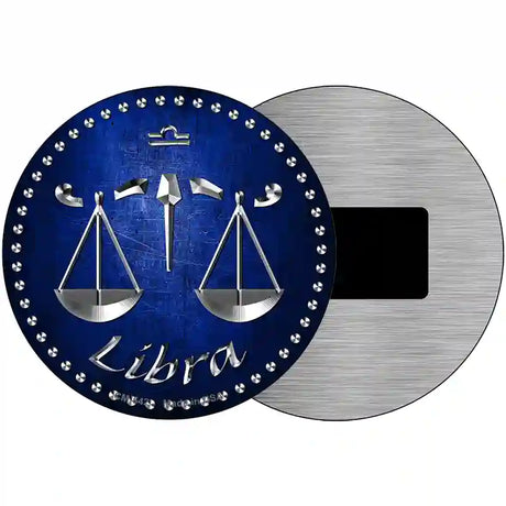 Libra Novelty Metal Circular Sign 3.5" (CM)