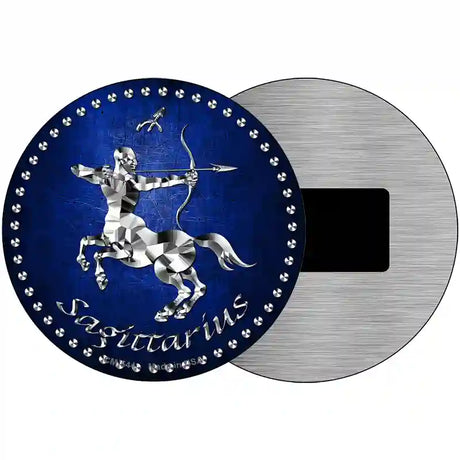 Sagittarius Novelty Metal Circular Sign 3.5" (CM)