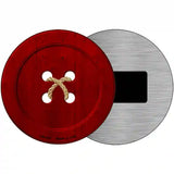 Red Button Novelty Metal Circular Sign 3.5" (CM)