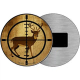 Deer Hunter Novelty Metal Circular Sign 3.5" (CM)