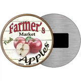 Farmers Market Apples Novelty Metal Circular Sign 3.5" (CM)