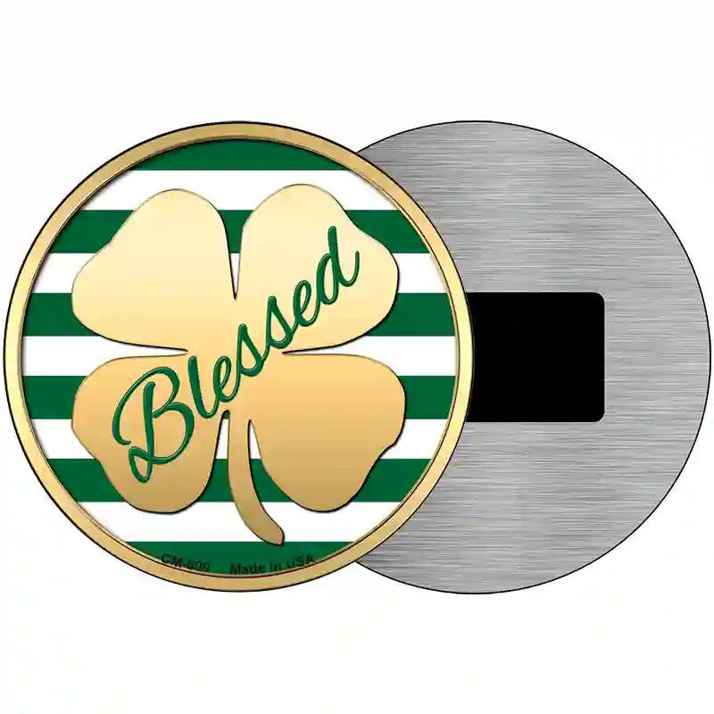 Blessed Novelty Metal Circular Sign 3.5" (CM)