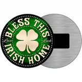 Bless This Irish Home Novelty Metal Circular Sign 3.5" (CM)