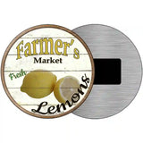 Farmers Market Lemons Novelty Metal Circular Sign 3.5" (CM)