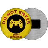 Do Not Enter Controller Novelty Metal Circular Sign 3.5" (CM)