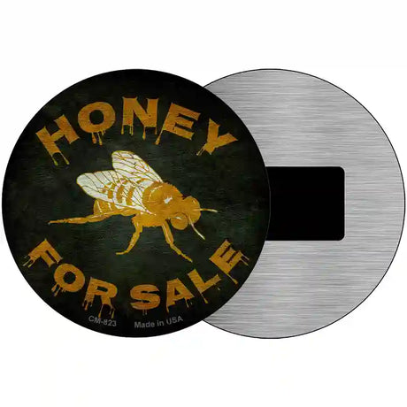 Honey For Sale Novelty Metal Circular Sign 3.5" (CM)