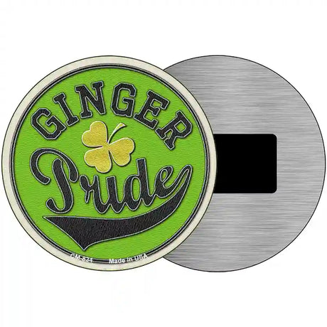 Ginger Pride Novelty Metal Circular Sign 3.5" (CM)