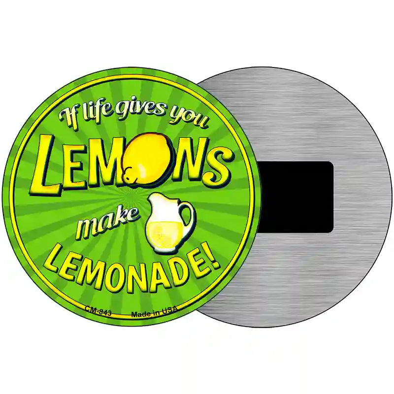 Make Lemonade Novelty Metal Circular Sign 3.5" (CM)