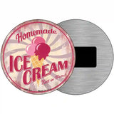 Homemade Ice Cream Novelty Metal Circular Sign 3.5" (CM)