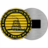 Dont Tread On Me Novelty Circular Sign 3.5" (CM)