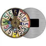 5 Oclock Novelty Metal Circle Sign 3.5" (CM)