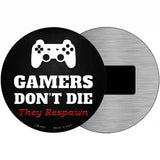 Controller Gamers Dont Die Novelty Metal Circular Sign 3.5" (CM)