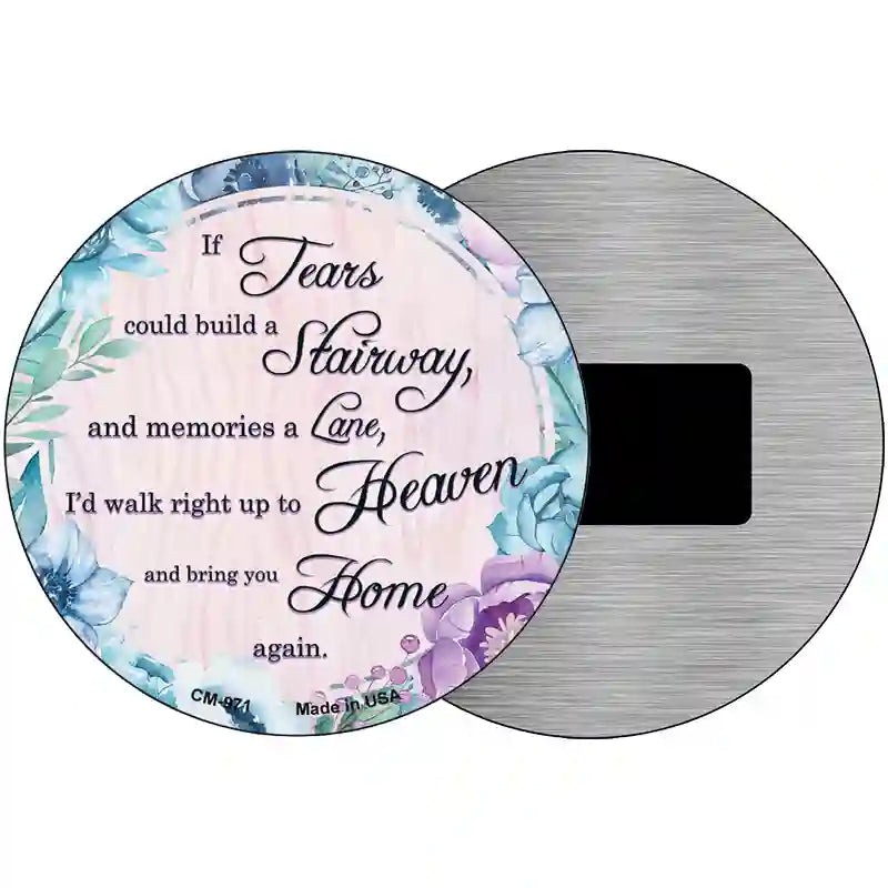 Bring You Home Again Novelty Metal Circular Sign 3.5" (CM)