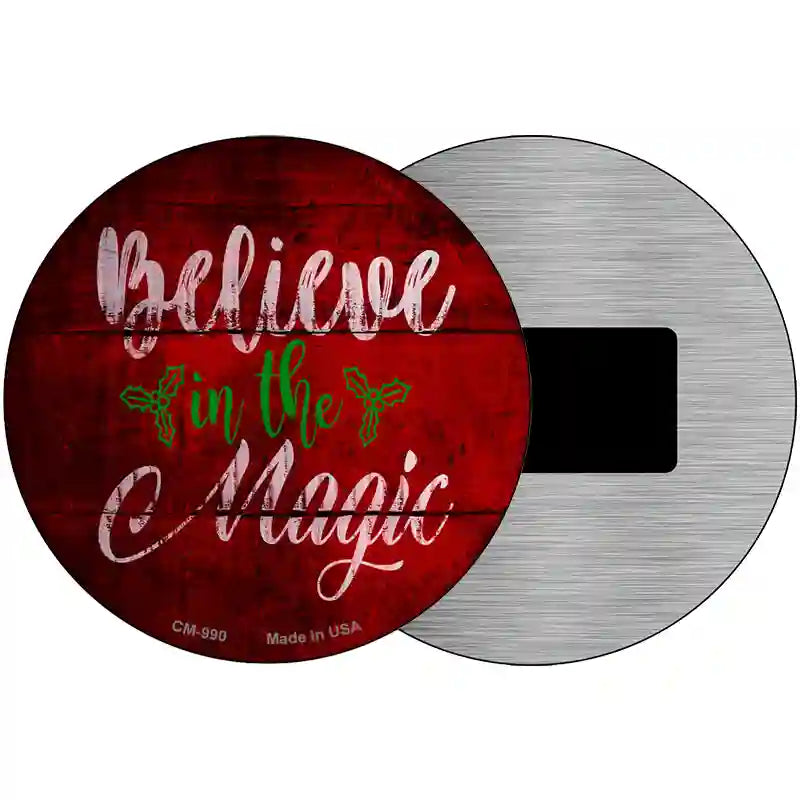 Believe In Magic Novelty Metal Circular Sign 3.5" (CM)