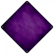 Purple Oil Rubbed Novelty Metal Crossing Sign 16.5" (CX)