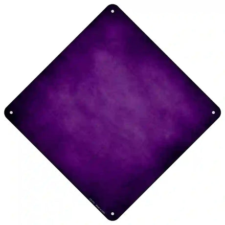 Purple Oil Rubbed Novelty Metal Crossing Sign 16.5" (CX)