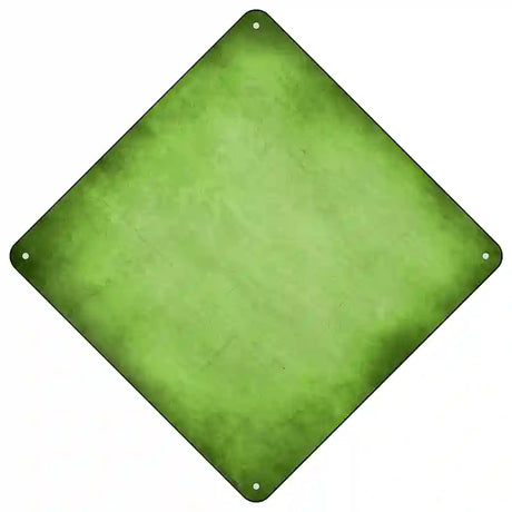 Lime Green Oil Rubbed Novelty Metal Crossing Sign 16.5" (CX)