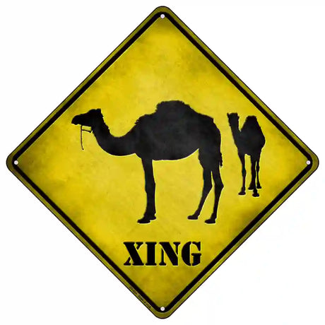 Camel Xing Novelty Metal Crossing Sign 16.5" (CX)