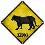 Tiger Xing Novelty Metal Crossing Sign 16.5" (CX)