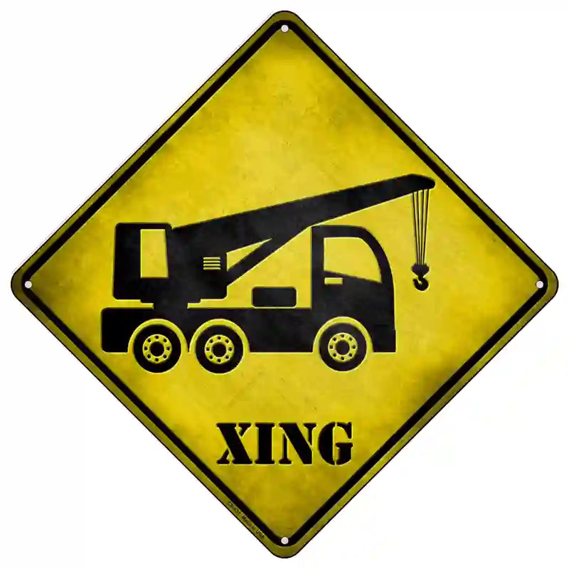 Crane Xing Novelty Metal Crossing Sign 16.5" (CX)