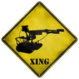 Robotic Bomb Disposal Unit Xing Novelty Metal Crossing Sign 16.5" (CX)